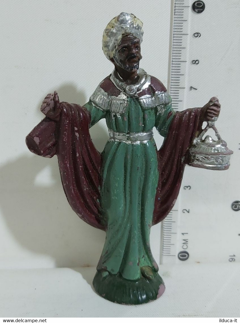 11530 Pastorello Presepe - Statuina In Plastica - Re Magio - Crèches De Noël