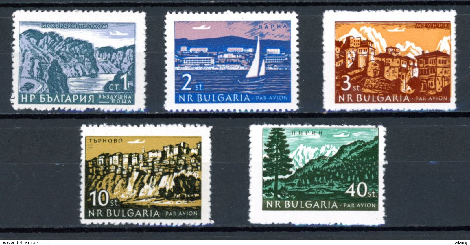 Bulgarie   Y&T   PA 85 - 90   XX    ---    MNH  --  Impeccables. - Airmail