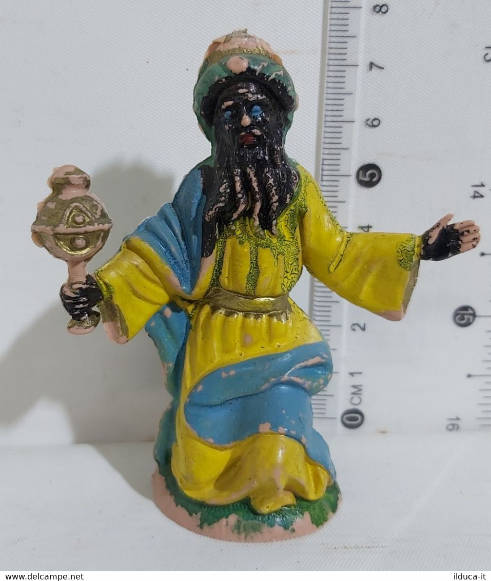 11541 Pastorello Presepe - Statuina In Plastica - Re Magio - Presepi