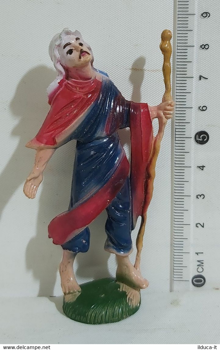 12974 Pastorello Presepe - Statuina In Plastica - Uomo Meraviglia - Presepi