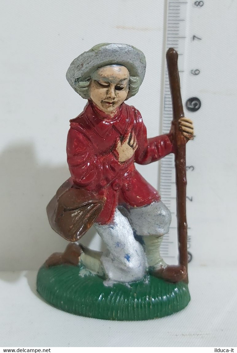 12983 Pastorello Presepe - Statuina In Plastica - Viandante - Christmas Cribs