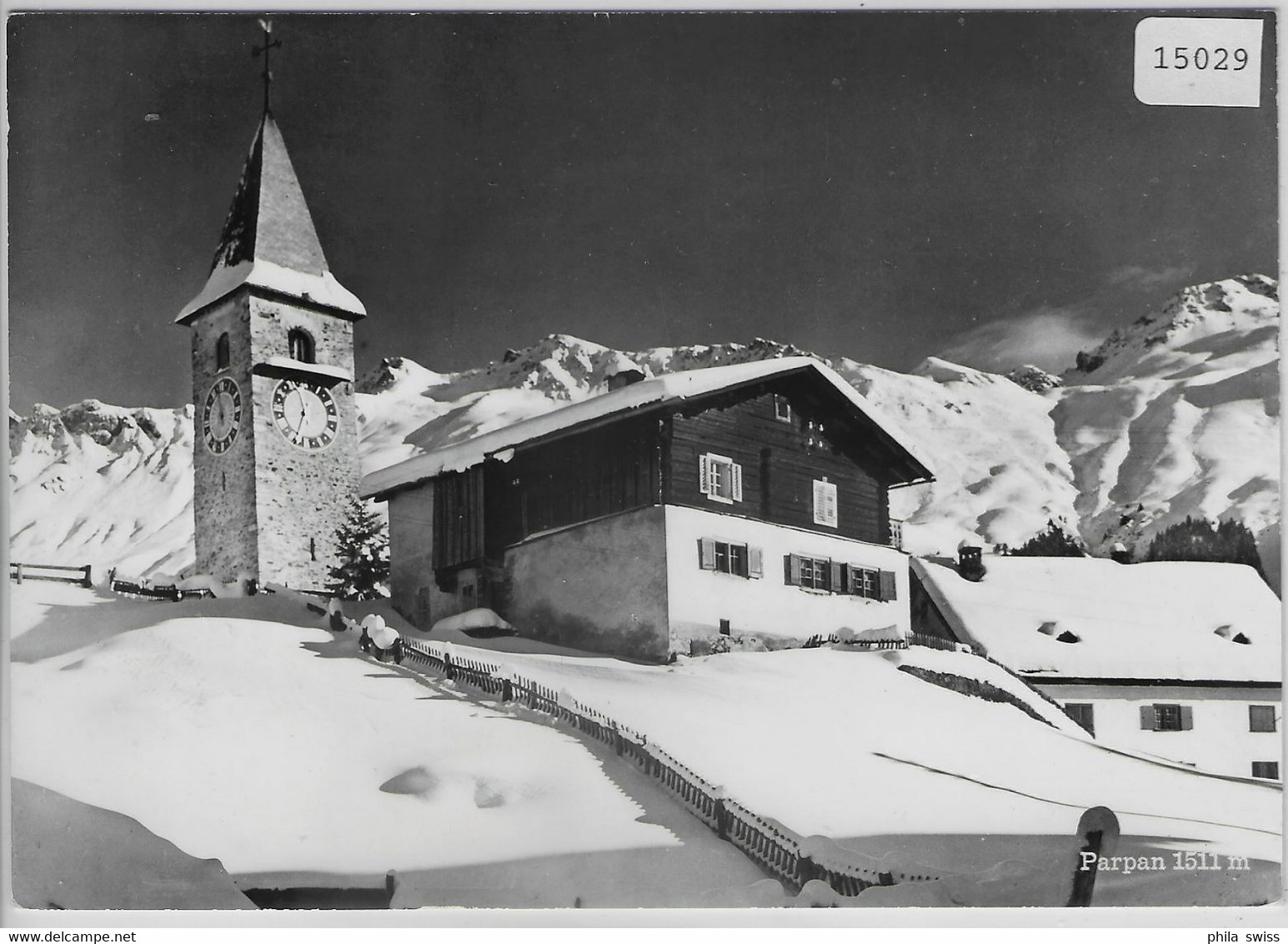 Parpan - Kirche Im Winter En Hiver - Parpan