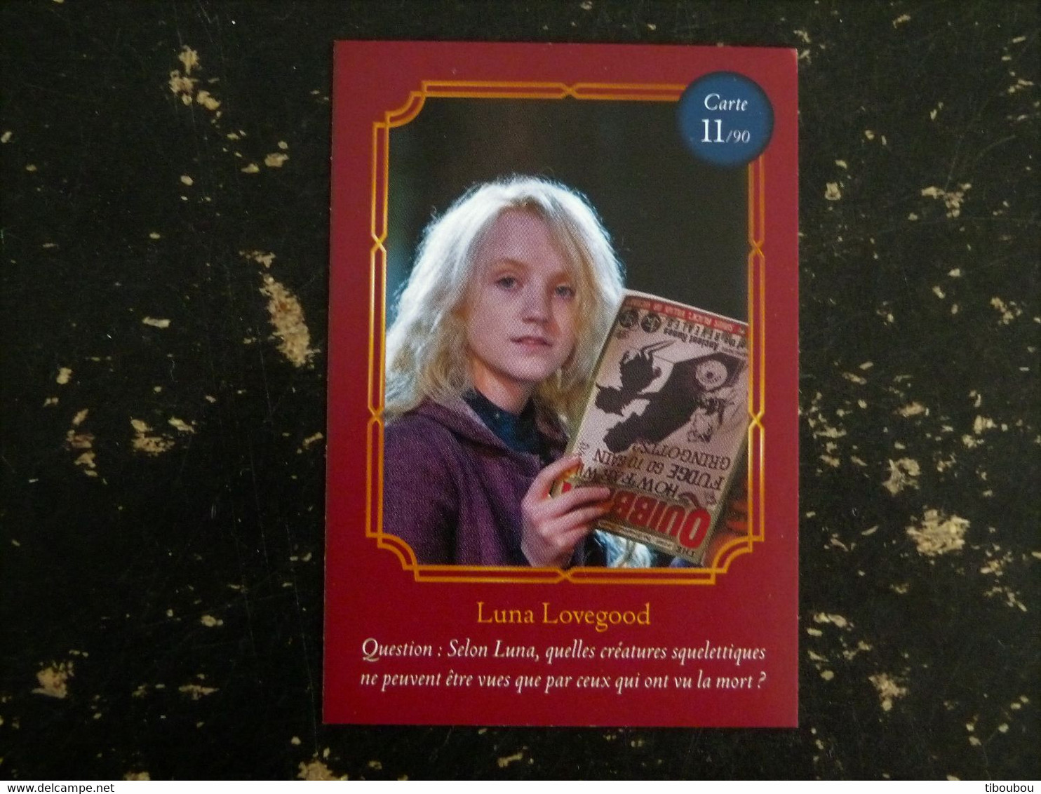 CARTE AUCHAN HARRY POTTER 11/90 LUNA LOVEGOOD - Harry Potter