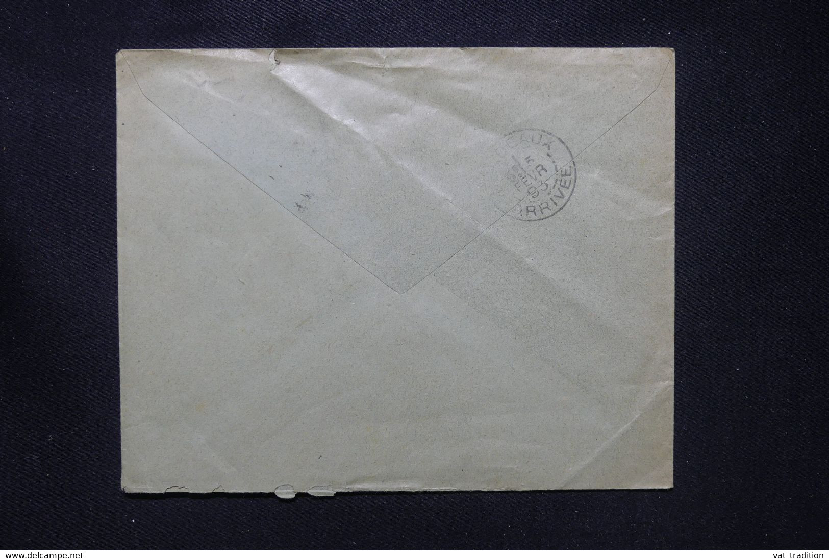 PORTUGAL - Enveloppe Pour La France En 1893, Affranchissement En Paire  - L 108028 - Briefe U. Dokumente