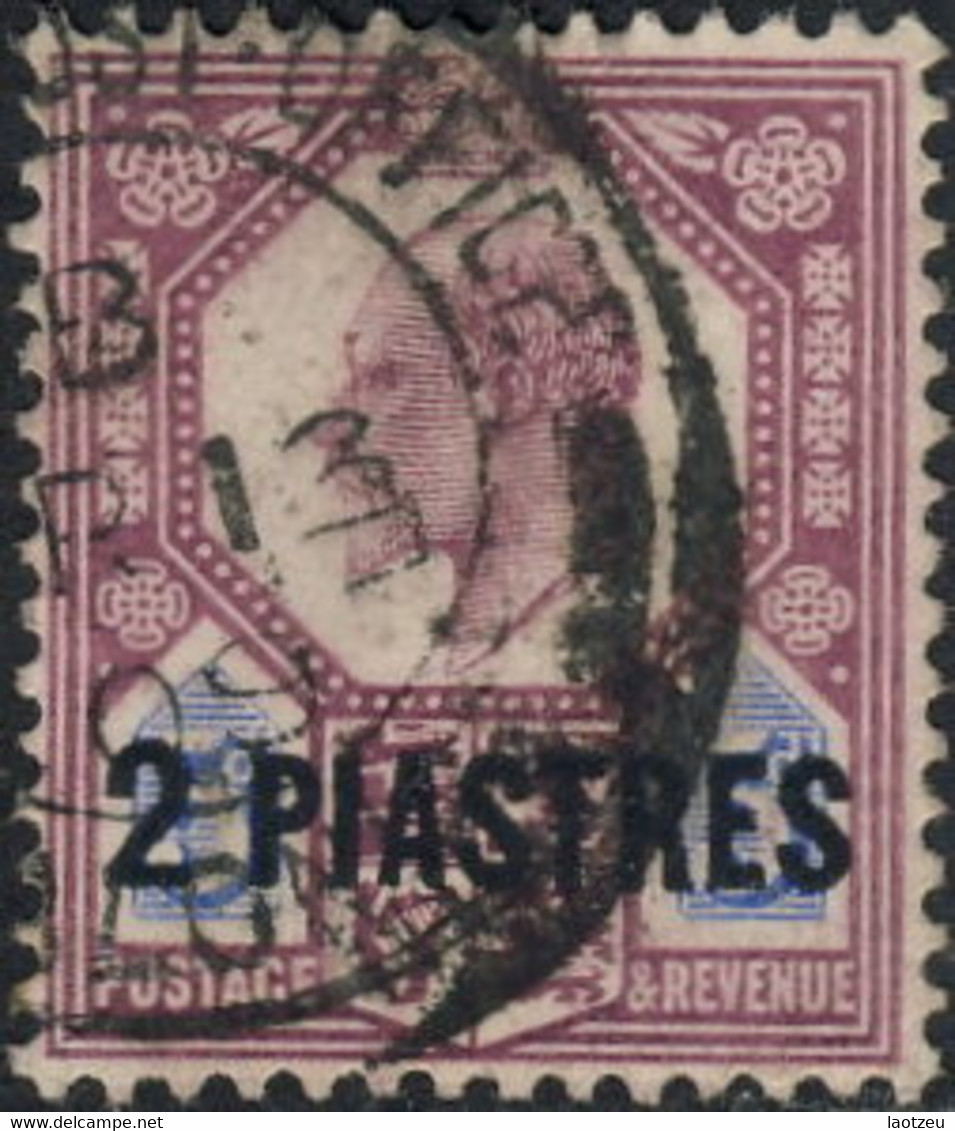 Levant, Bureaux Anglais 1905. ~ YT 22+23 - Edouard VII - Asia (Other)