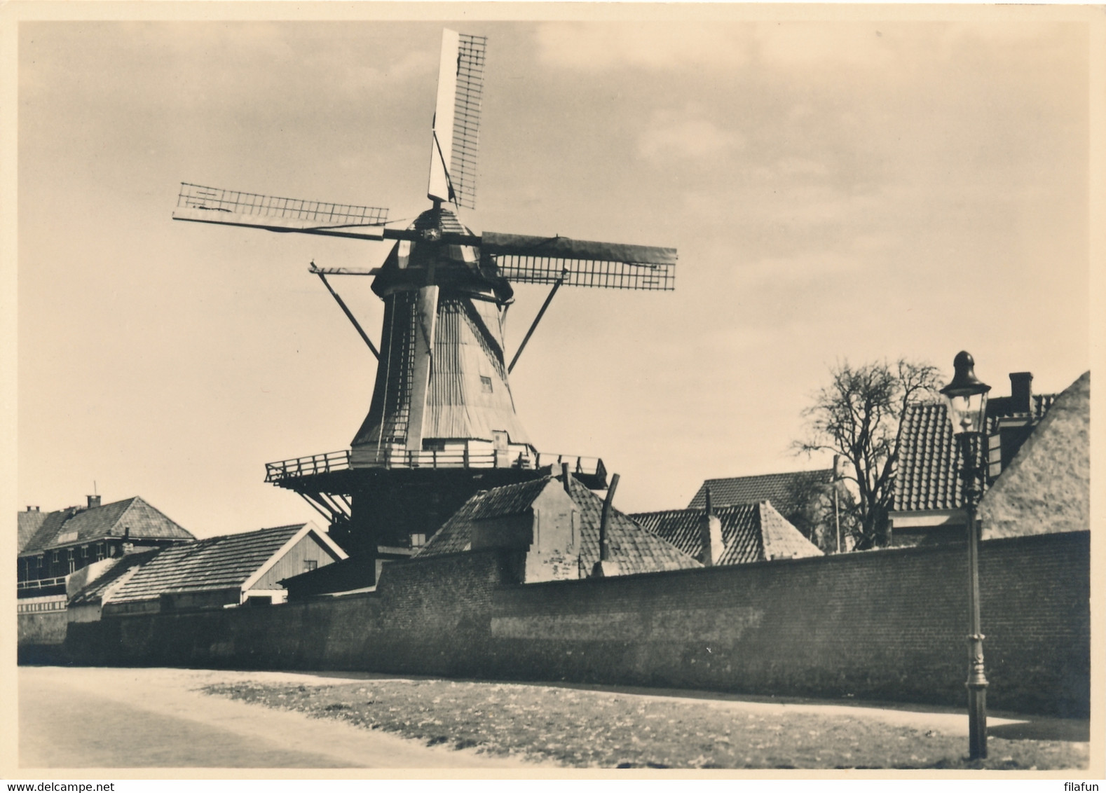 Nederland - 1946 - 5 Op 7,5 Cent Veth, Briefkaart G285b - Molenserie - Bovenkruier Harderwijk - Ongebruikt - Interi Postali