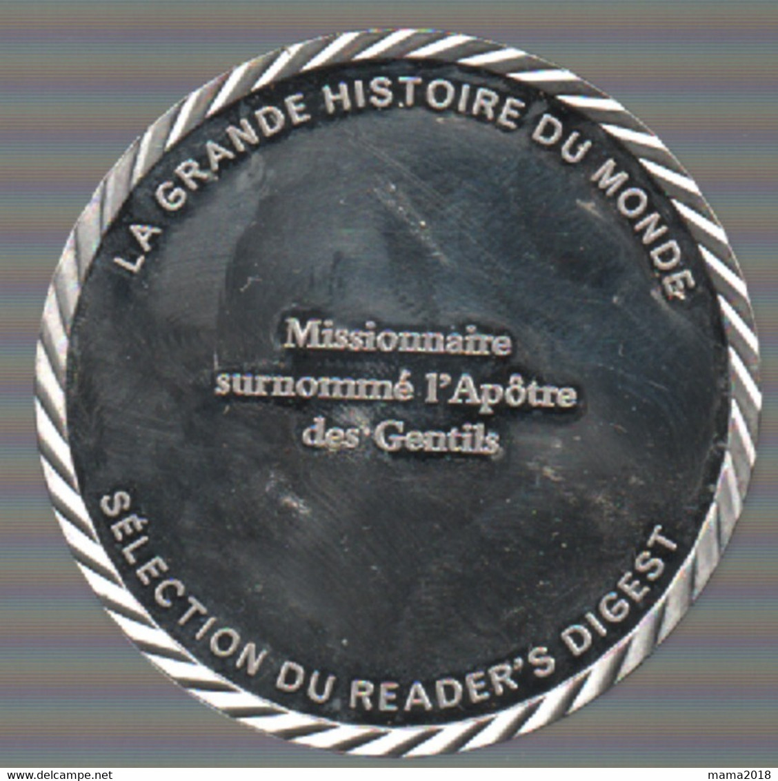 Saint _ Paul  Médaille  Dans Sa Boîte  D'origine   Reader _Digest   50 Mm X 4 Mm - Other & Unclassified