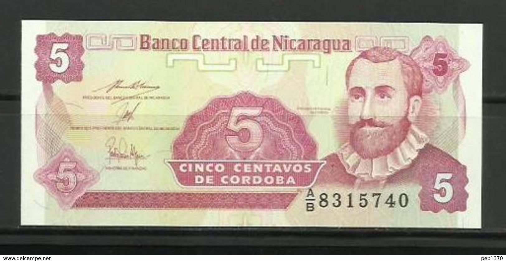 NICARAGUA - BILLETE DE 5 CENTAVOS DE CORDOBA SIN CIRCULAR - Nicaragua