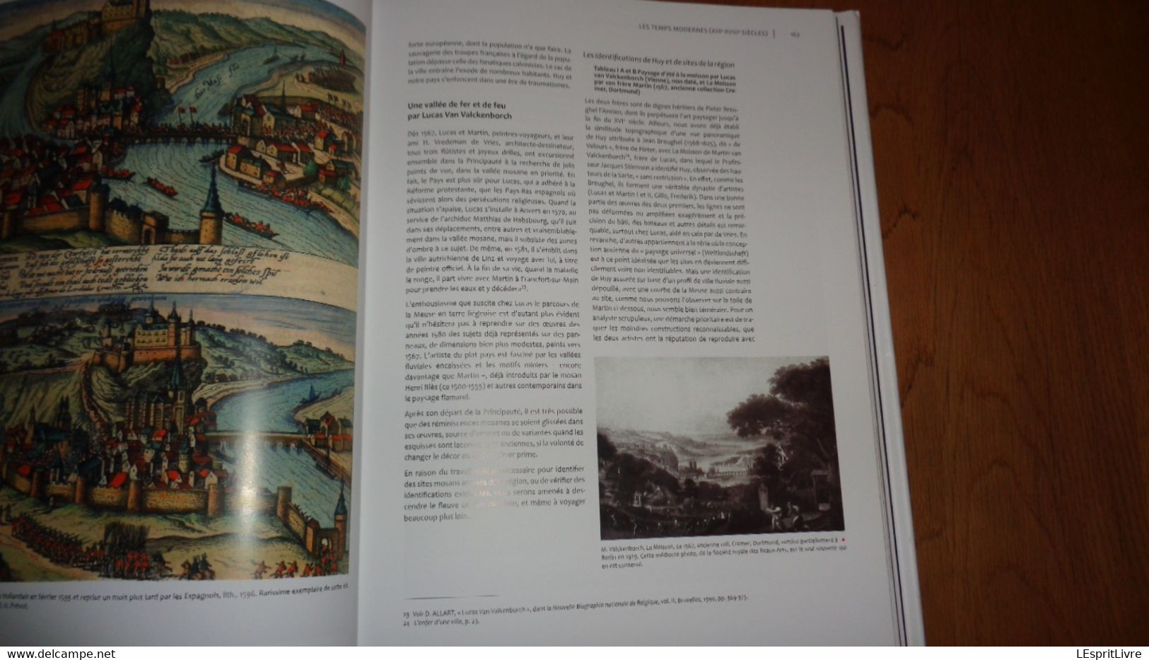 OMBRES ET LUMIERES EN VAL MOSAN Histoire Mouvementée du Pays de Huy Régionalisme Meuse Industrie Moyen Age Guerre 40 45