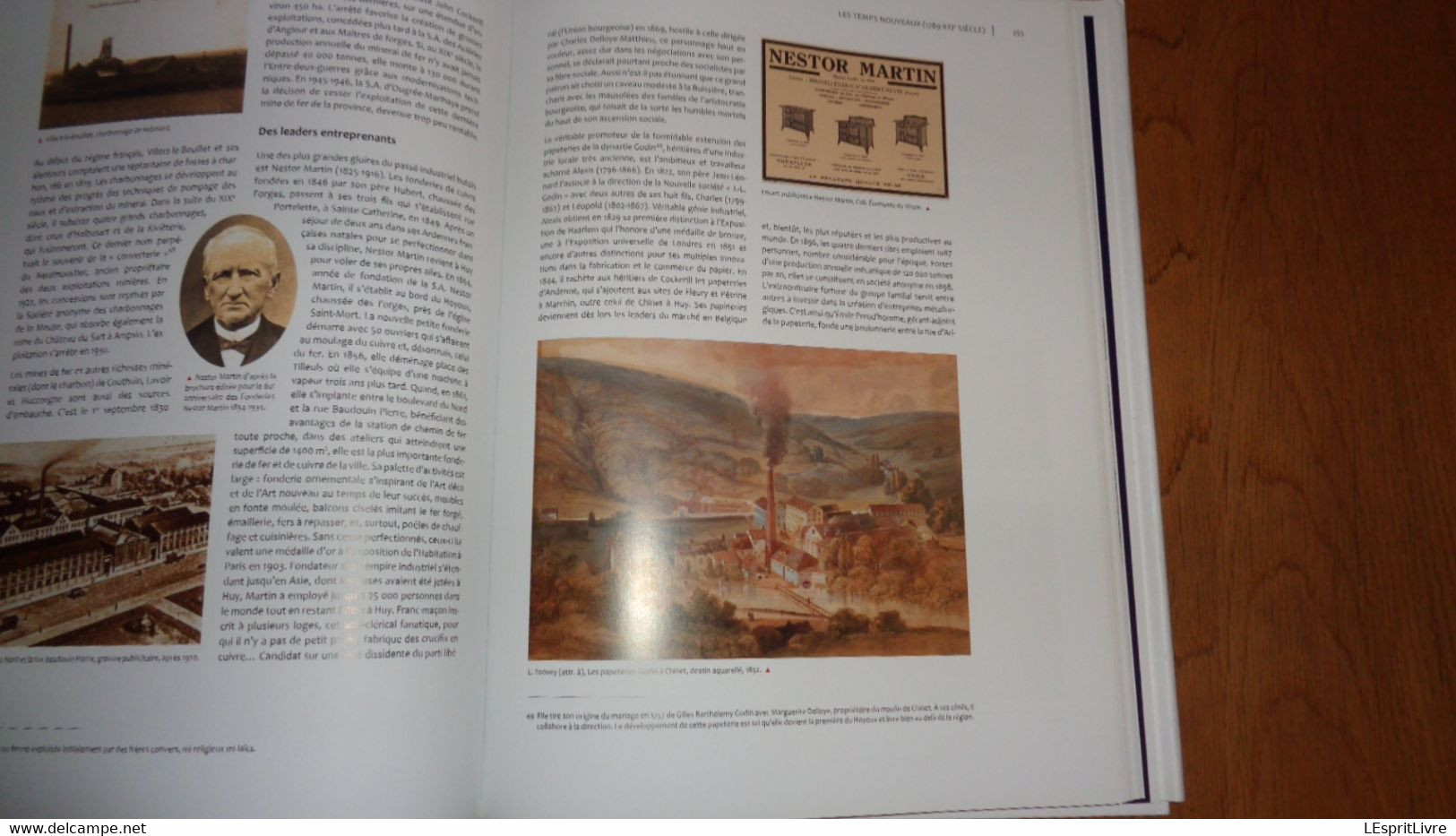 OMBRES ET LUMIERES EN VAL MOSAN Histoire Mouvementée du Pays de Huy Régionalisme Meuse Industrie Moyen Age Guerre 40 45