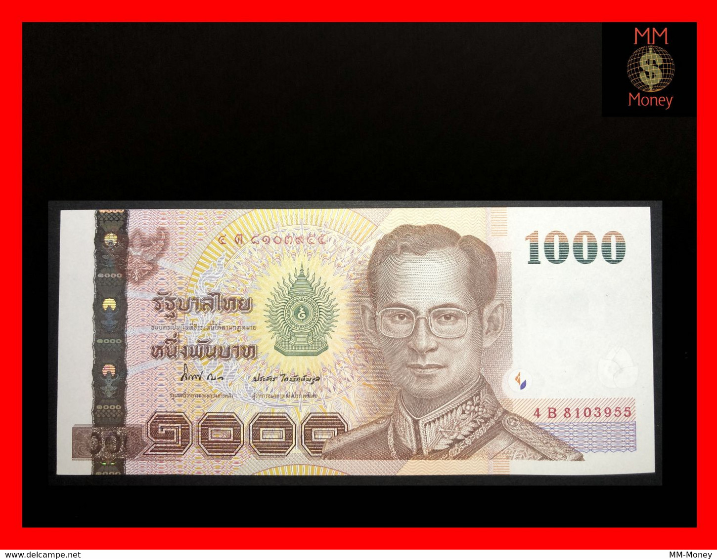 THAILAND 1.000 1000 Baht  2012  "sig. 84"   P. 115     AU \ UNC - Thailand