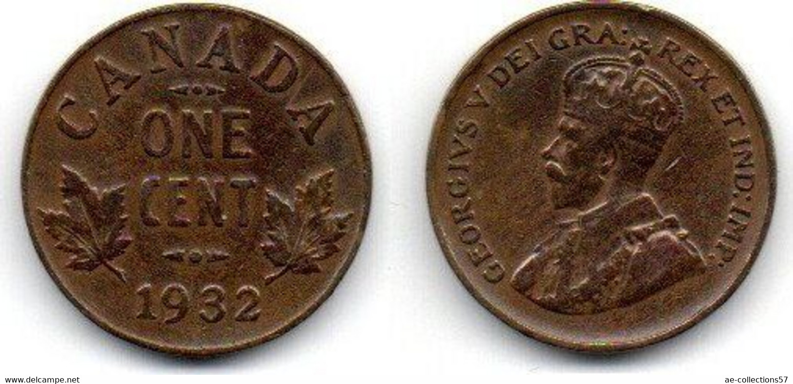 Canada -  1 Cent 1932 TB+ - Canada