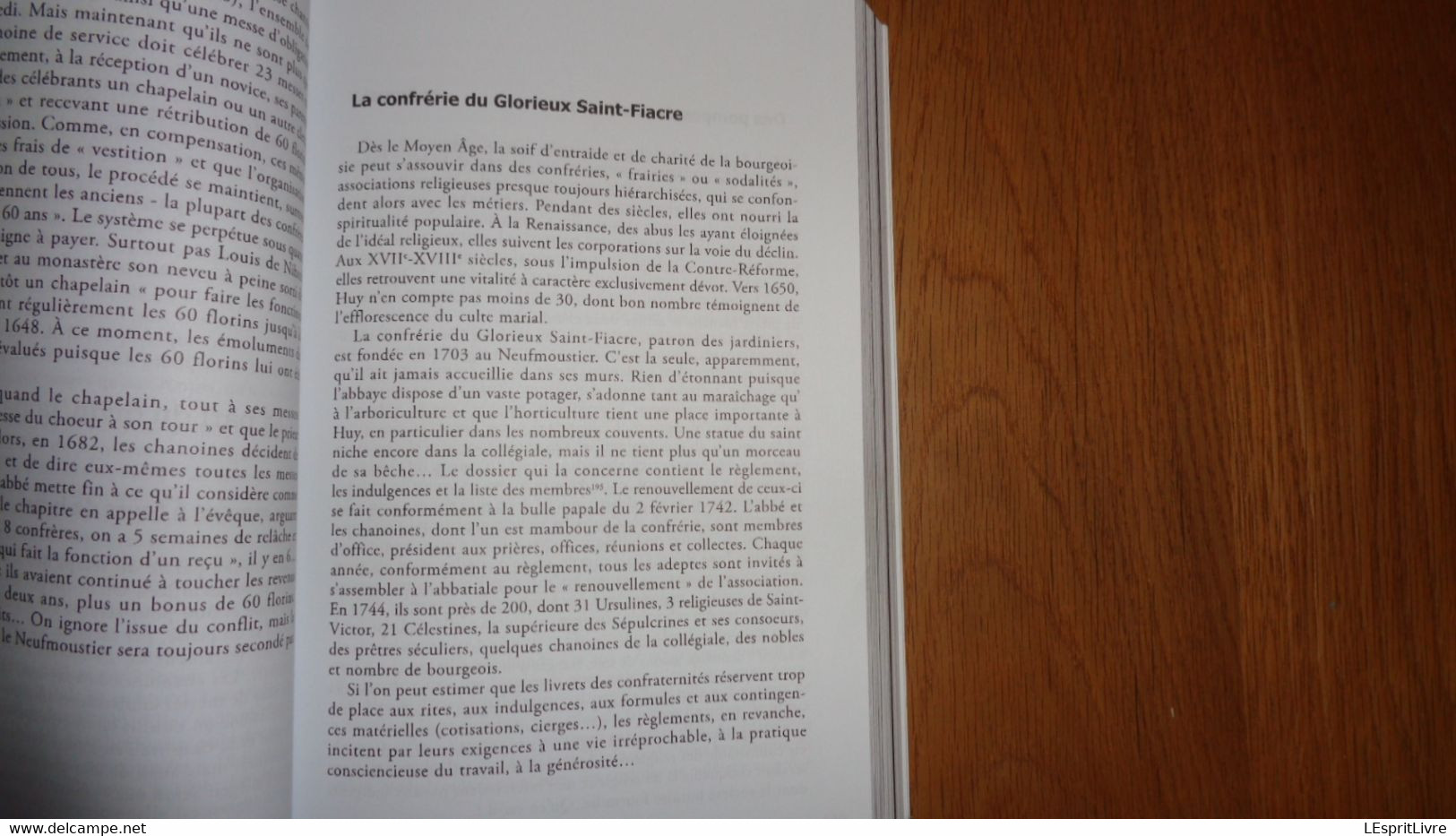 LA VIE D'UNE ABBAYE Le Neufmoustier de Pierre L'Ermite Régionalisme Huy Meuse Vignoble Croisade Amiens Moulin Histoire