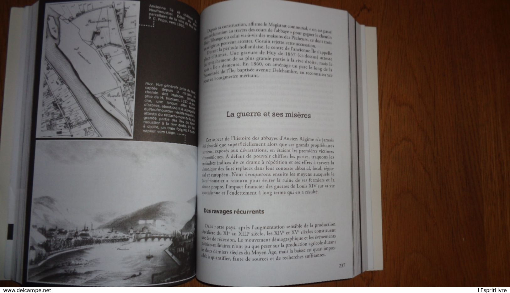 LA VIE D'UNE ABBAYE Le Neufmoustier de Pierre L'Ermite Régionalisme Huy Meuse Vignoble Croisade Amiens Moulin Histoire