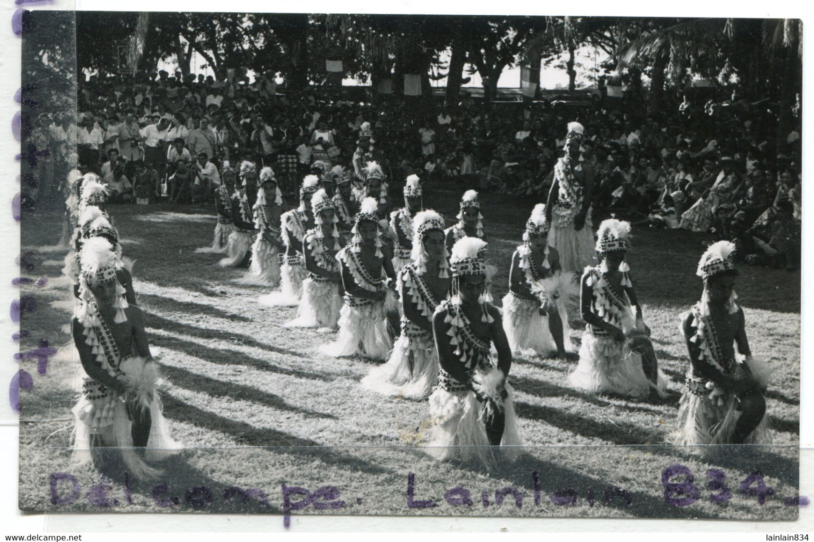 - PHOTO - Polynésie Française - TAHITI - Danses Traditionnelles,   écrite, Glacée, Splendide, Coins Ok, TBE, Scans. . - Tahiti