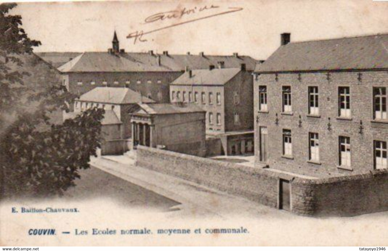 Couvin  Les écoles Normale,moyenne Et Communale Voyagé En 1907 - Philippeville