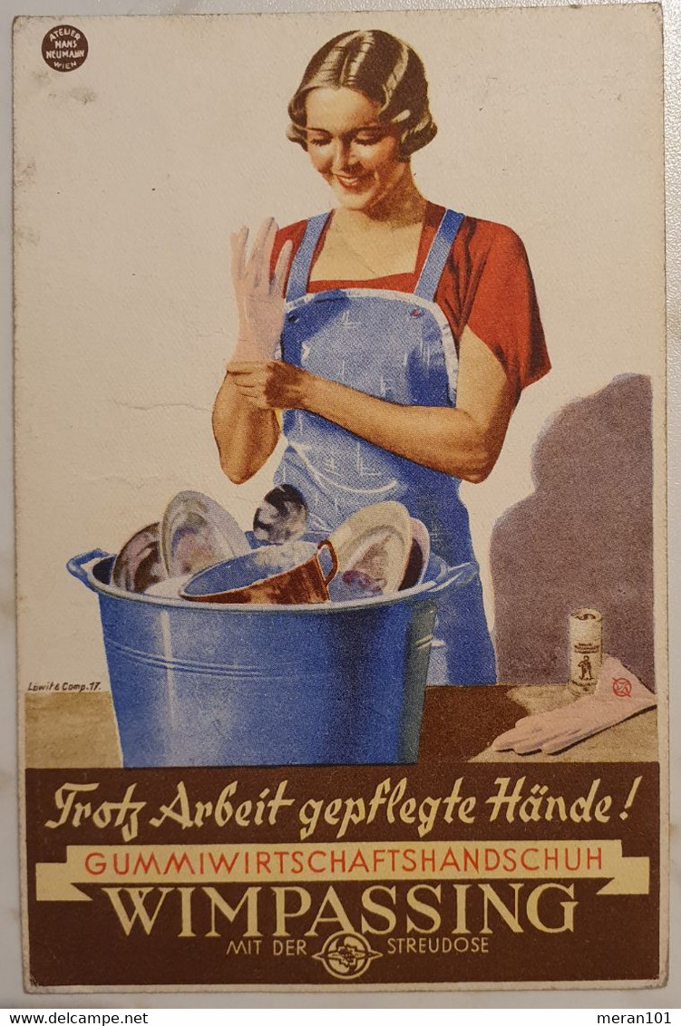 Österreich 1937, Werbe Postkarte WIMPASSING Hygiene Ausstellung WIEN - Storia Postale