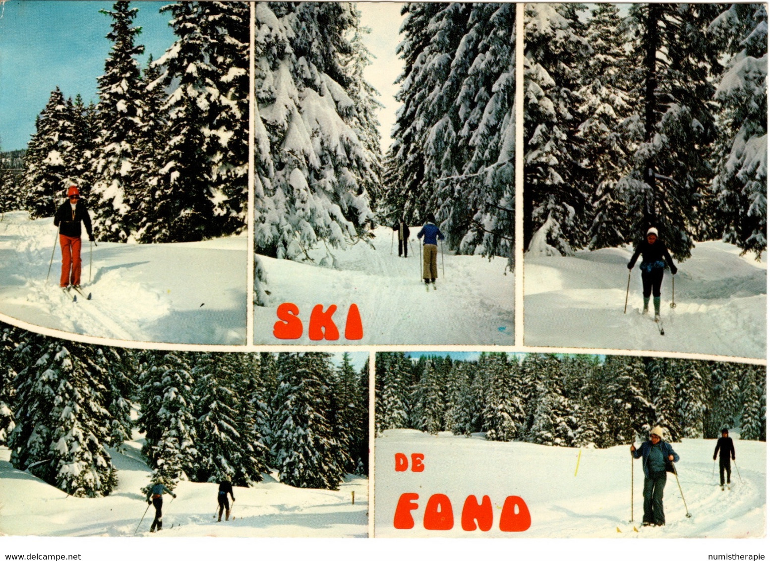 Ski De Fond (CPM Voyagé : 01 Ain Vers 75 Paris 1984) - Wasserski