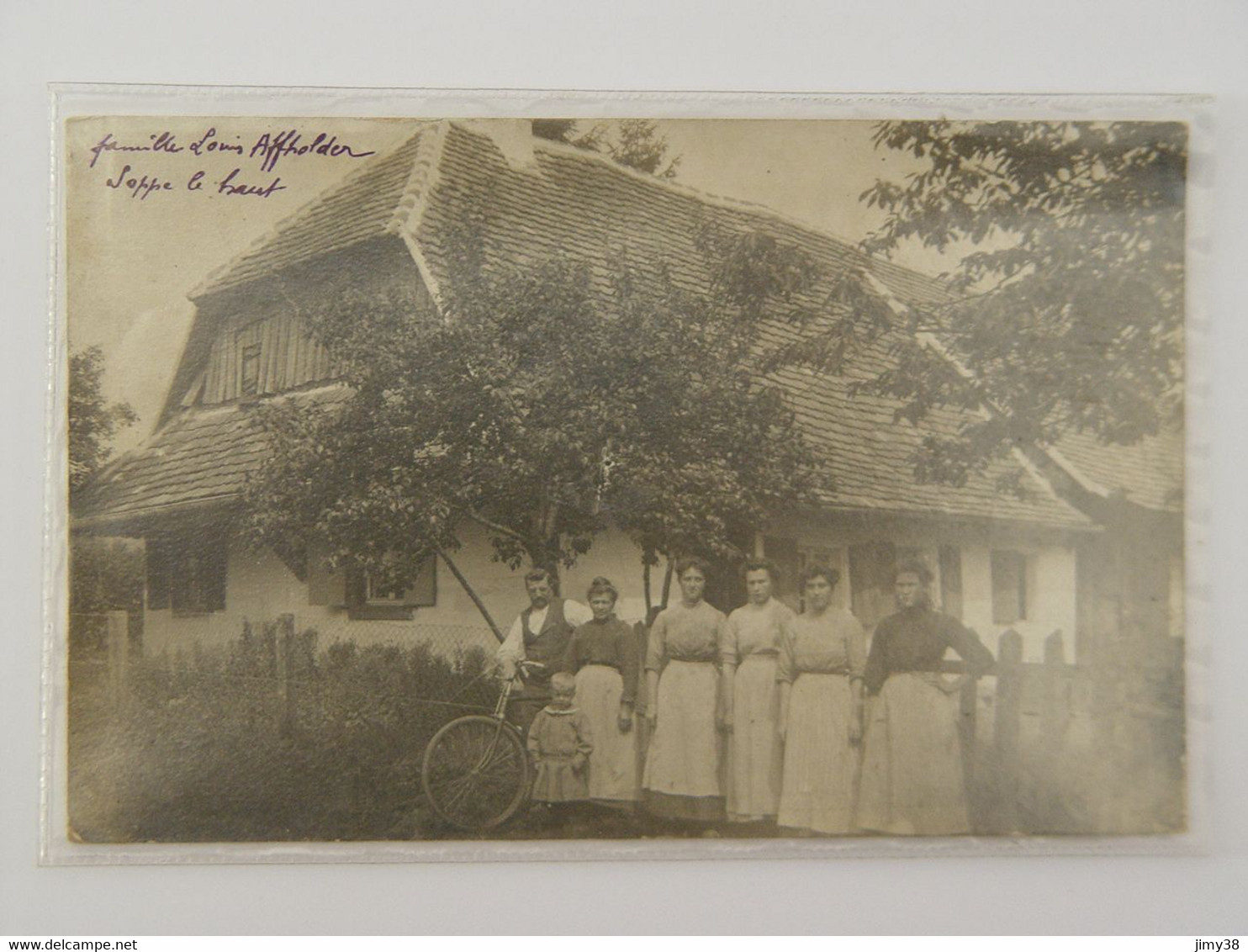 HAUT RHIN-CARTE PHOTO SOPPE LE HAUT  ANIMEE - Sonstige & Ohne Zuordnung