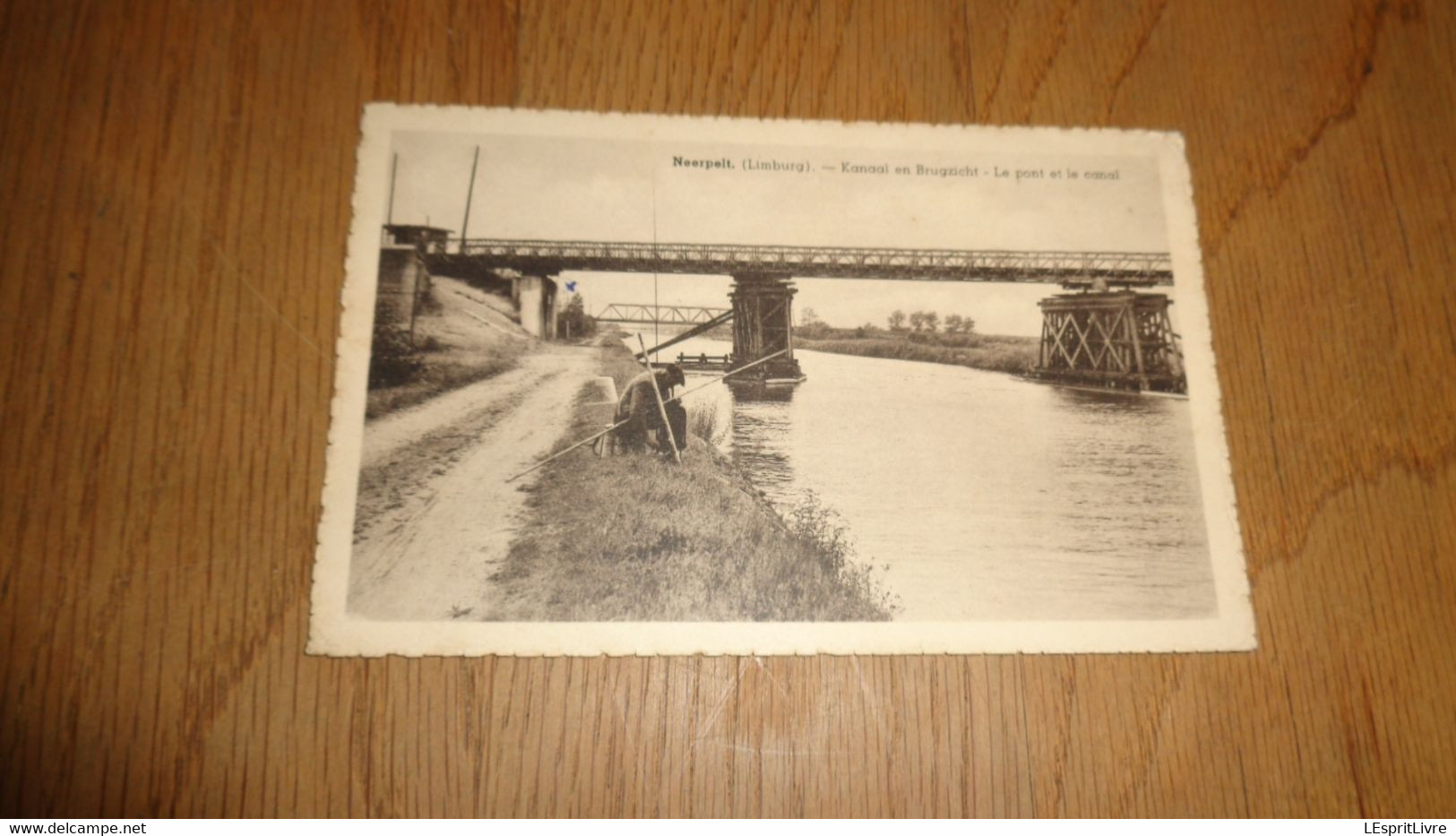 NEERPELT Kanaal En Brugzicht Le Pont Et Canal Animée Limbourg Limburg België Belgique Carte Postale - Neerpelt