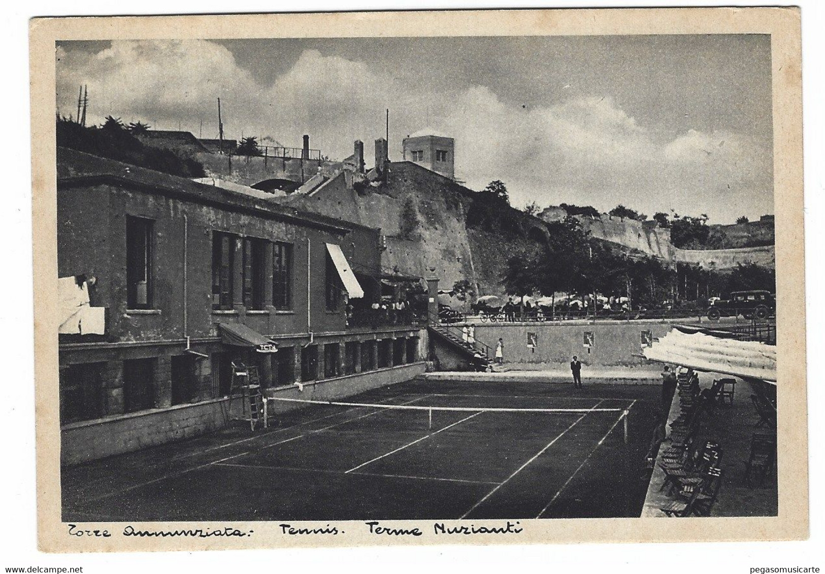 11.364 - TORRE ANNUNZIATA NAPOLI TENNIS TERME NUNZIANTI ANIMATA  1940 CIRCA - Torre Annunziata