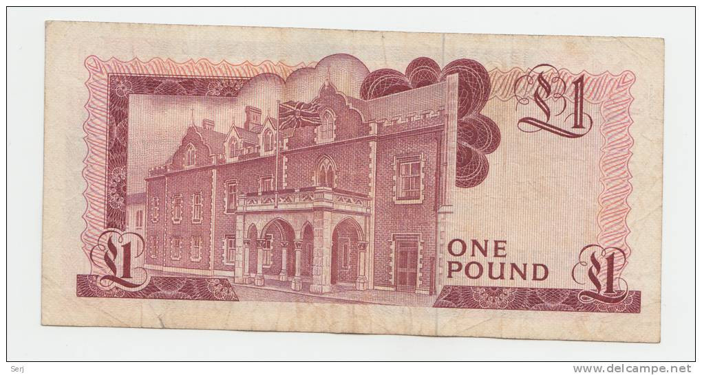 Gibraltar 1 Pound 1975 F+ P 20a - Gibraltar