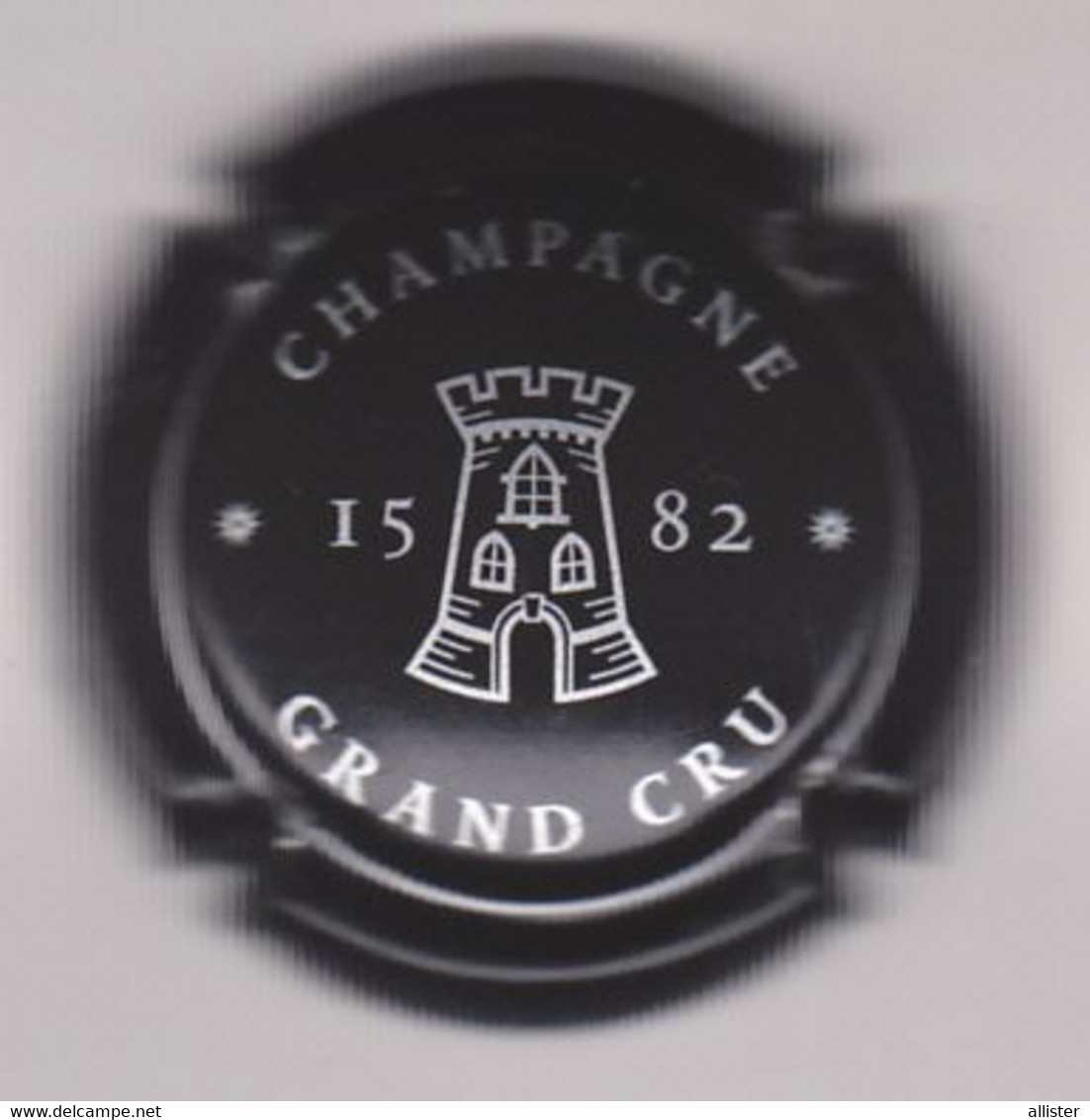 Capsule Champagne TOUR D'ARGENT { N°5 : Noir Et Argent } {S41-21} - Other & Unclassified