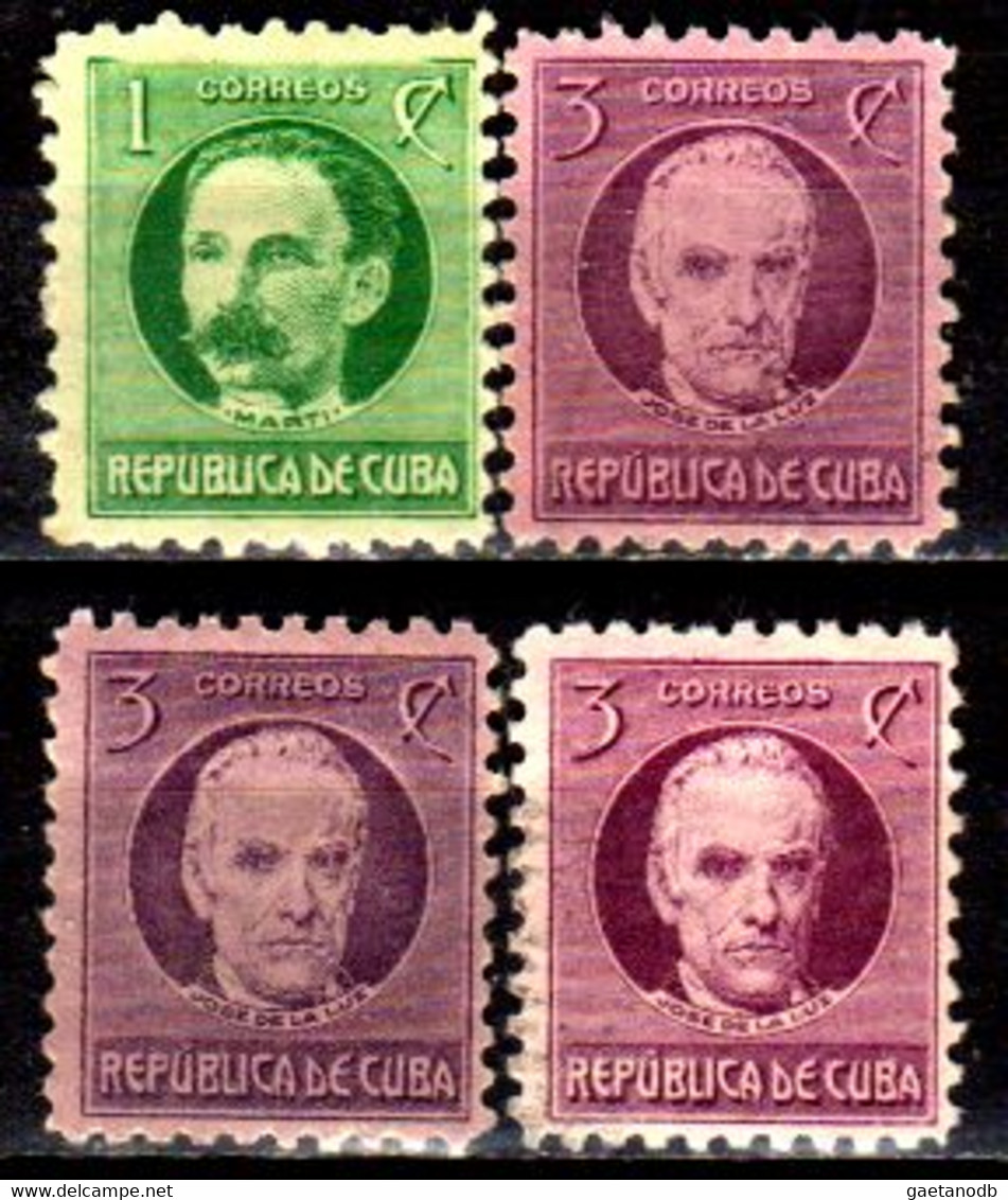 Cuba-0055- Emissione 1925 (+/sg) Hinged/NG - Qualità A Vostro Giudizio. - Nuevos