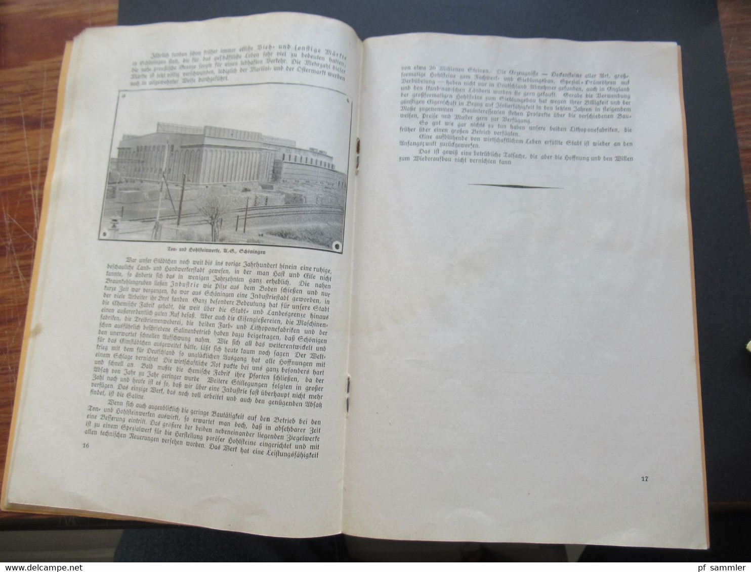 DR 1932 Erinnerungsschrift / kleines Heft 600 Jahre Stadt Schöningen (Kreis Helmstedt) Herausgeber Schöninger Zeitung