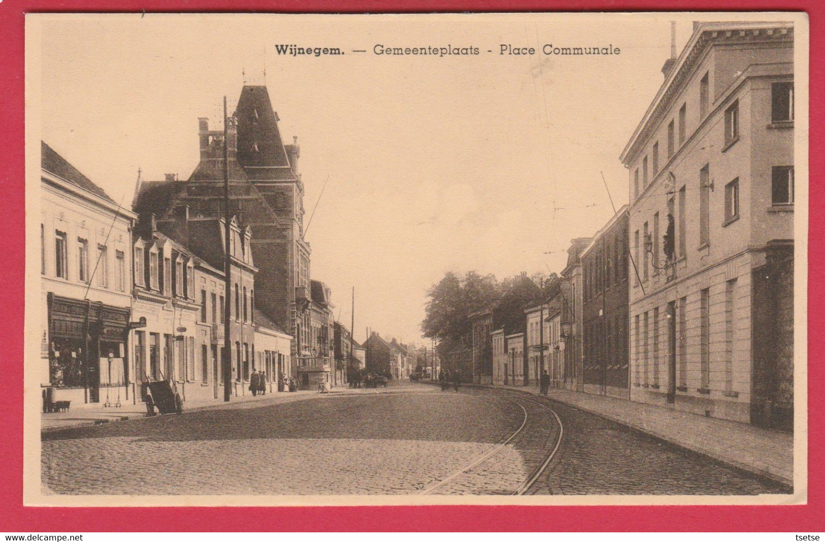 Wijnegem -  Gemeenteplaats ( Verso Zien ) - Wijnegem