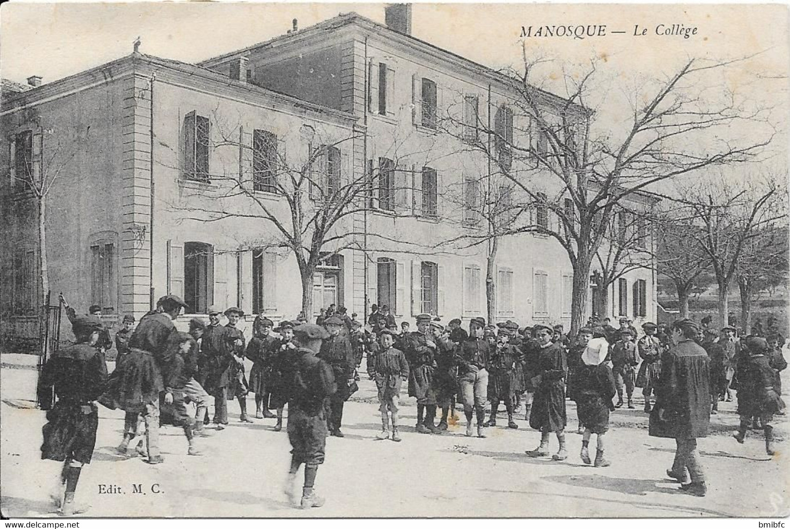 1916  - MANOSQUE - Le Collège - Manosque