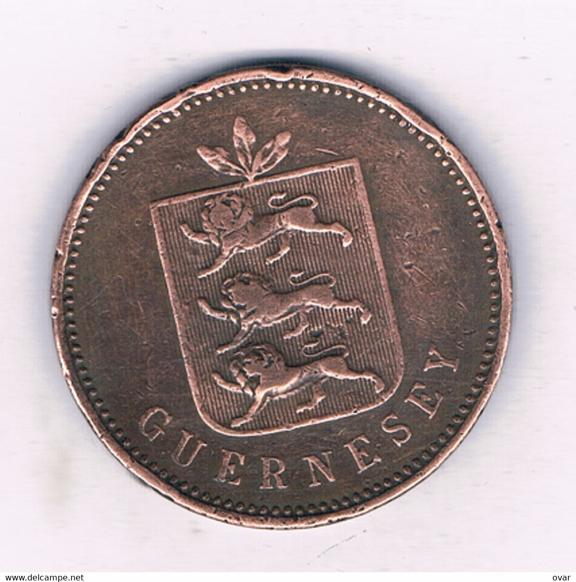 4 DOUBLES 1830(mintage 655000ex) GUERNSEY /7824/ - Guernsey
