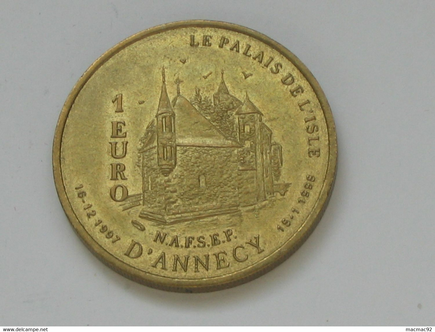 1 Euro D'ANNECY  Le Palais De L'Isle - Annecy La Vie ***** EN ACHAT IMMEDIAT **** - Euros Of The Cities