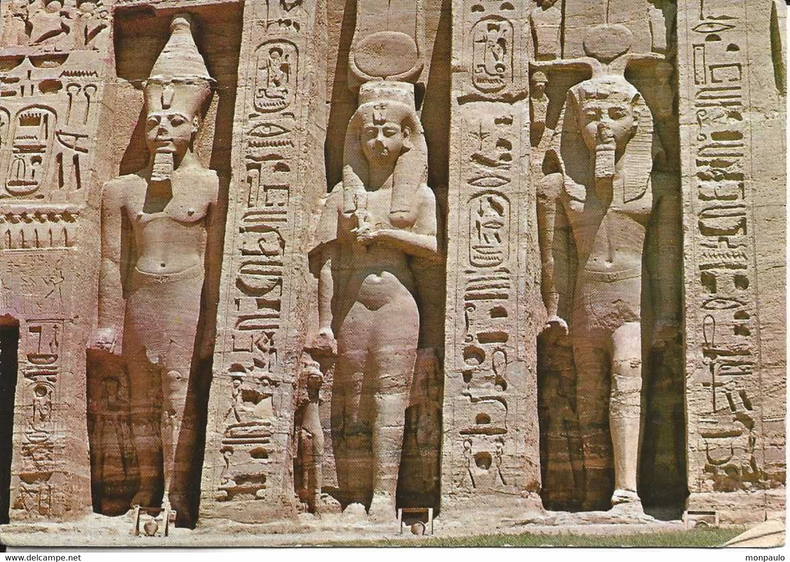 Afrique. CPM. Egypte. Temple D'Abou Simbel. Some Statues Of Abou Simbel - Tempel Von Abu Simbel