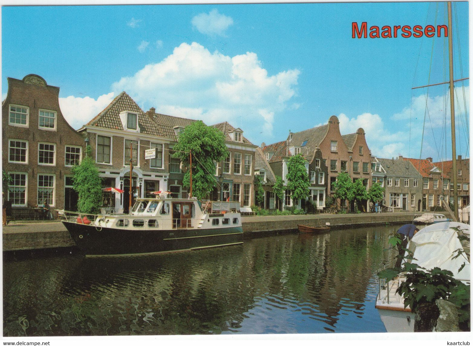 Maarssen - Lange Gracht, Utrechtse Vecht - Jacht / Yacht - (Utrecht, Holland) - MA 12 - Maarssen