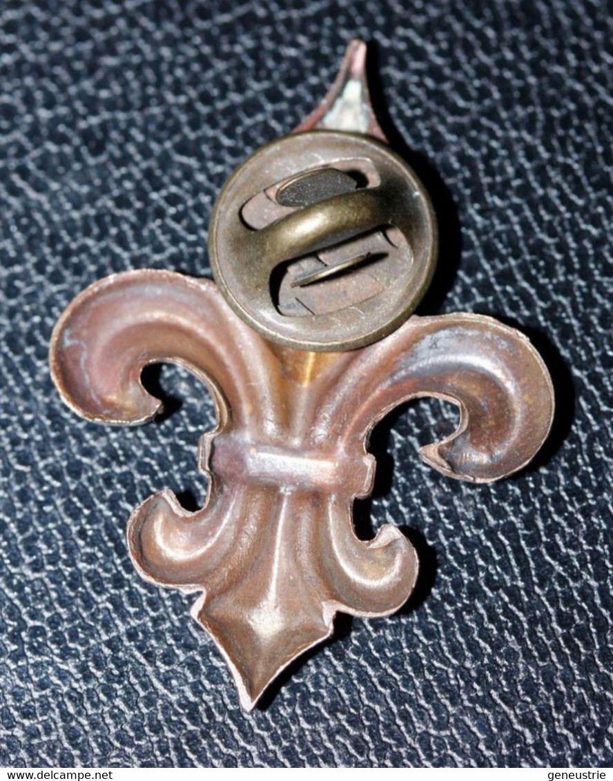 Très Belle Broche De Scout "Fleur De Lys" Scoutisme - Militaria