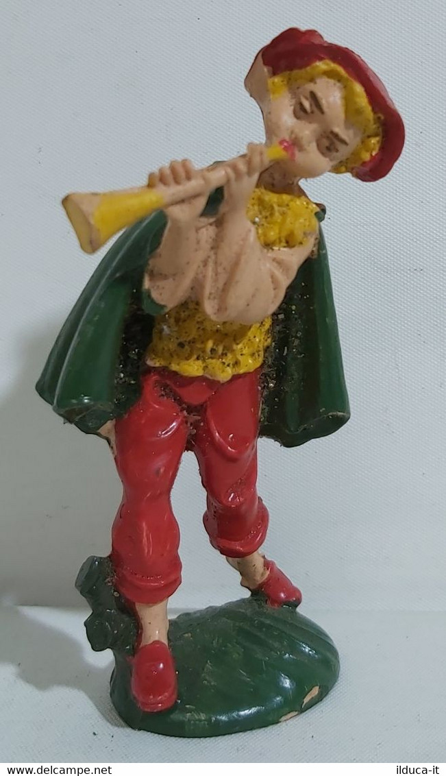 98904 Pastorello Presepe - Statuina In Plastica - Suonatore - Weihnachtskrippen