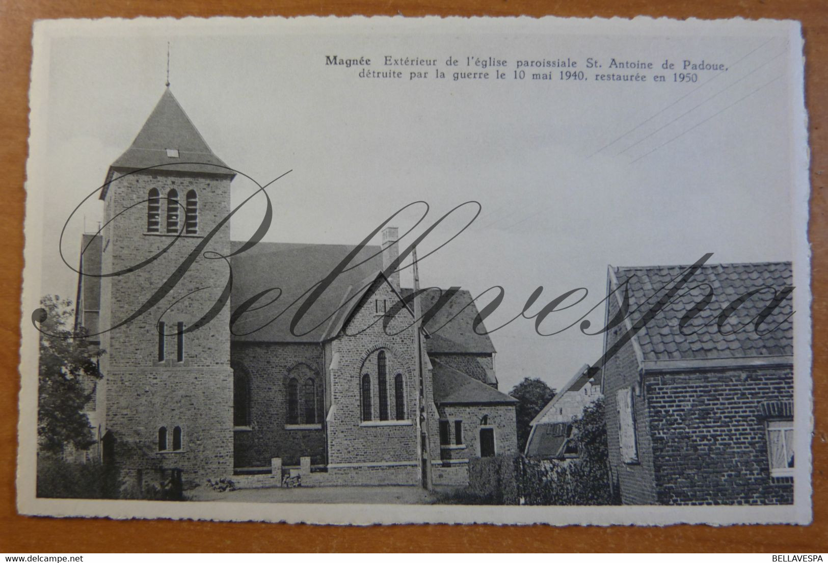 Magnée. Eglise Détruite Par La Guerre 10 Mai 1940 Restaurée En 1950. - Fléron