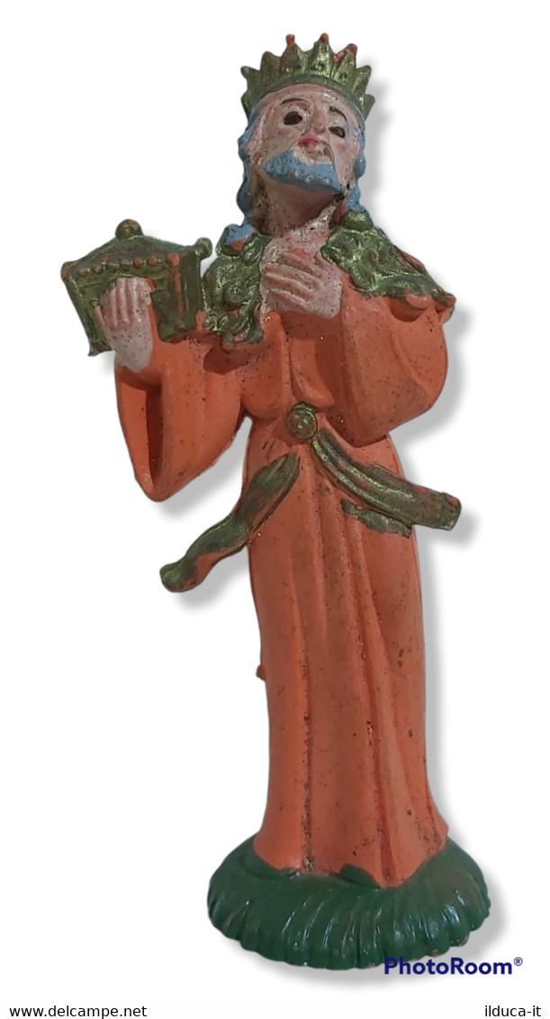 98901 Pastorello Presepe - Statuina In Plastica - Re Magio - Kerstkribben