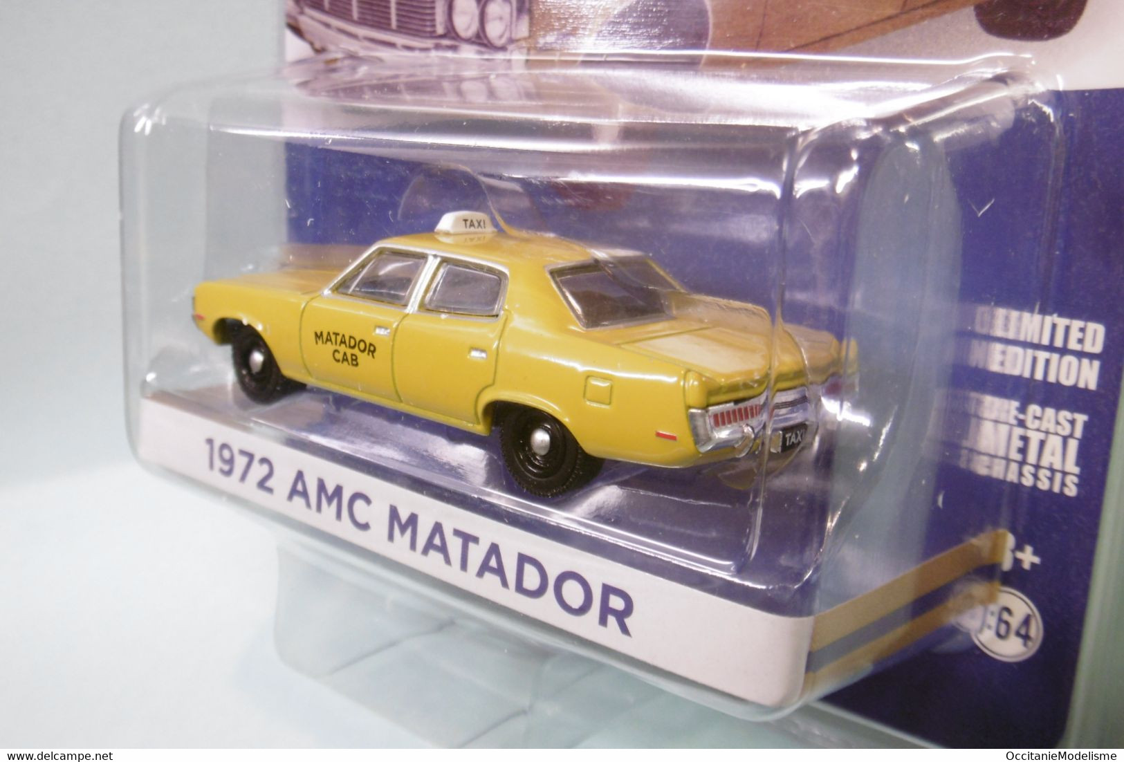 Greenlight - AMC MATADOR 1972 - The '72 American Motors Taxi Réf. 30181 1/64 - Sonstige & Ohne Zuordnung