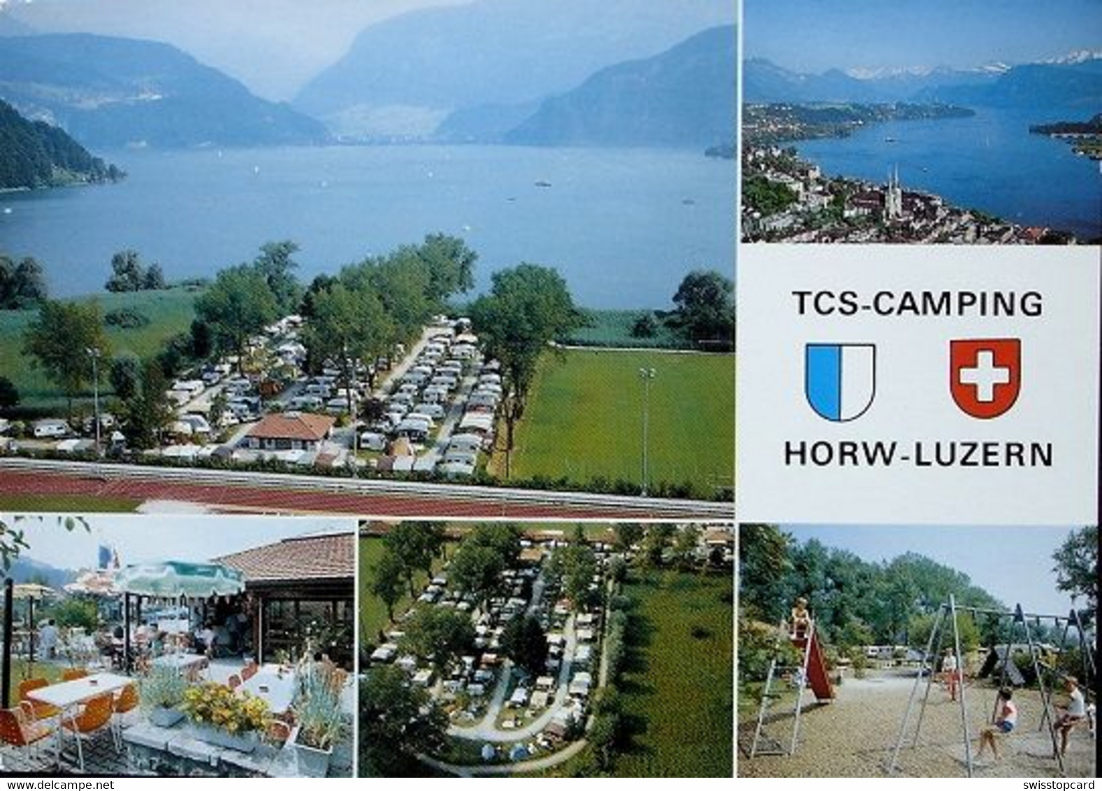 HORW-LUZERN TCS-Camping Steinibachried Briefmarke TCS - Horw