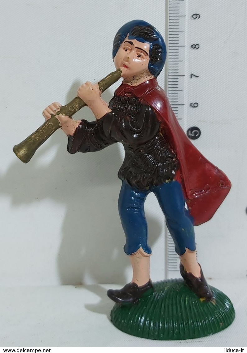 98818 Pastorello Presepe - Statuina In Plastica - Suonatore - Weihnachtskrippen