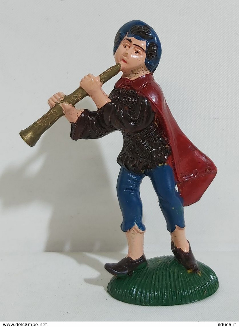 98818 Pastorello Presepe - Statuina In Plastica - Suonatore - Weihnachtskrippen