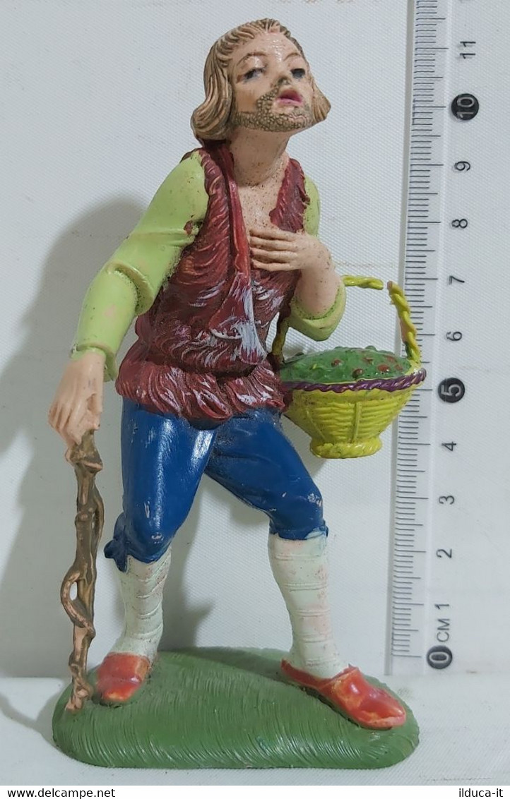 98805 Pastorello Presepe - Statuina In Plastica - Viandante - Nacimientos - Pesebres