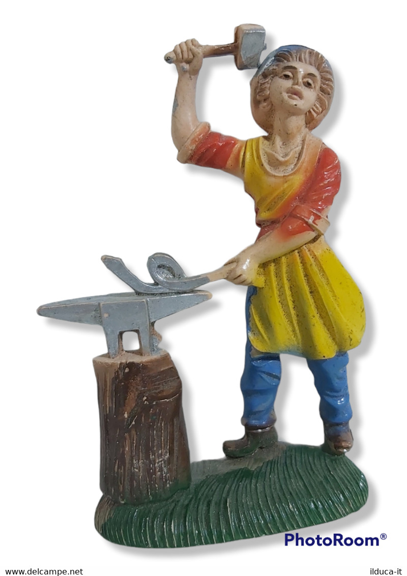 98804 Pastorello Presepe - Statuina In Plastica - Fabbro - Nacimientos - Pesebres