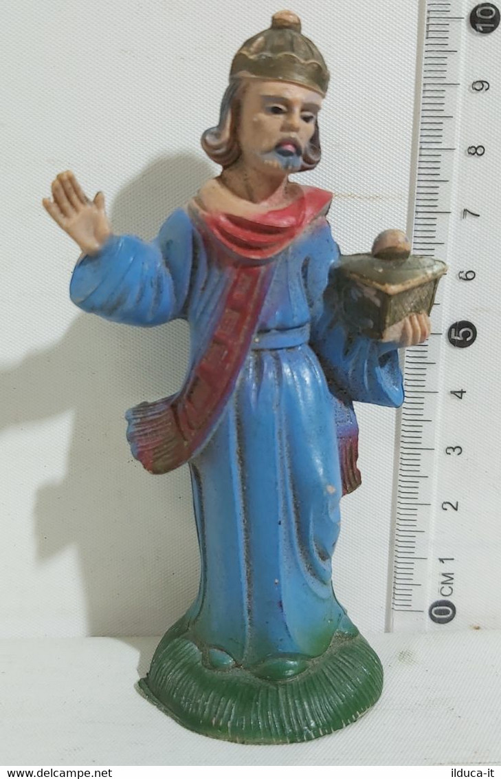 98791 Pastorello Presepe - Statuina In Plastica - Re Magio - Kerstkribben