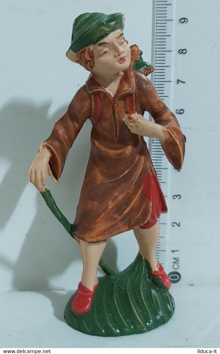 98311 Pastorello Presepe - Statuina In Plastica - Viandante - Nacimientos - Pesebres