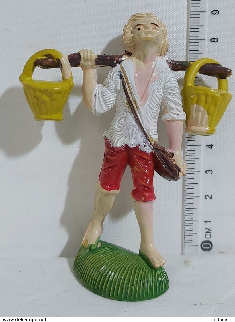 97336 Pastorello Presepe - Statuina In Plastica - Ragazzo Che Porta L'acqua - Nacimientos - Pesebres