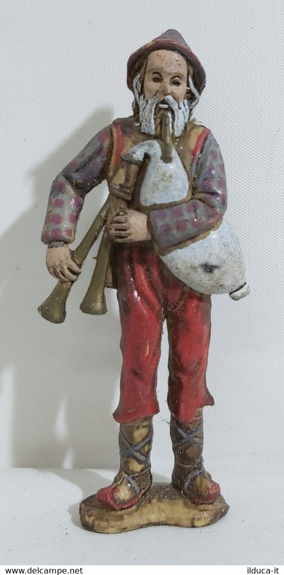 95307 Pastorello Presepe - Statuina In Plastica - Musicante - Nacimientos - Pesebres