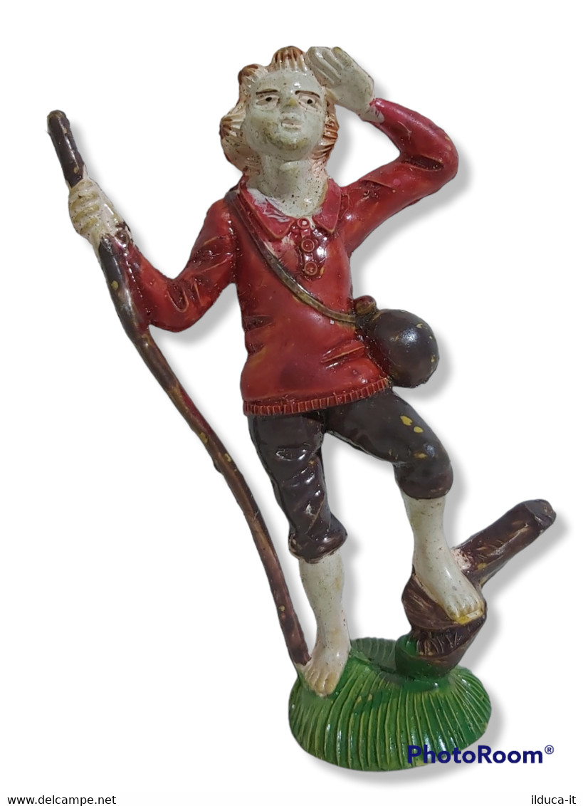 95306 Pastorello Presepe - Statuina In Plastica - Viandante - Nacimientos - Pesebres